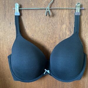 Cacique cotton boost bra 34H black like New